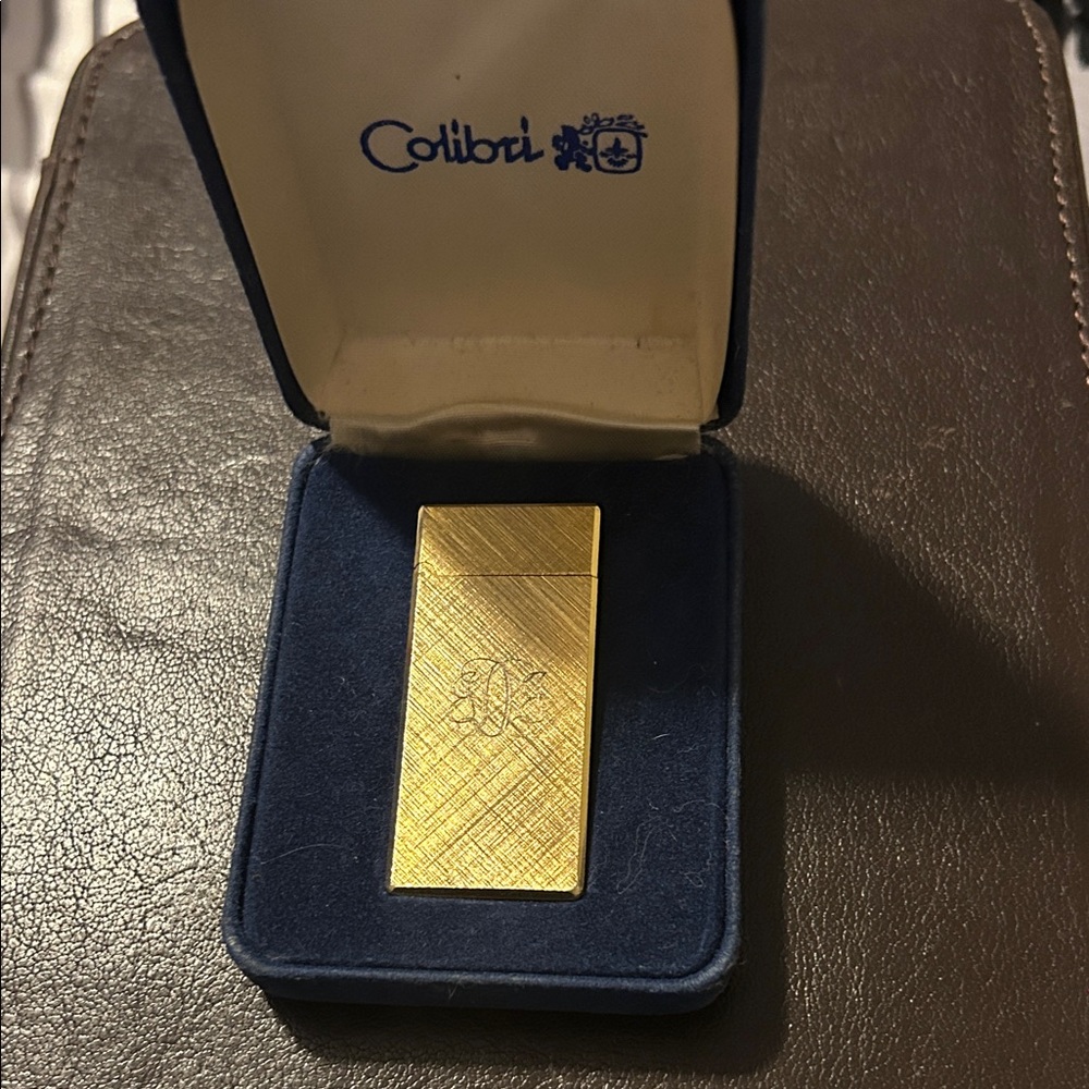 Vintage Colibri Gold Tone Lighter